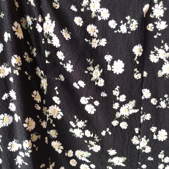 & Other Stories Floral Print Mini Dress in Black - Picture 9 of 9